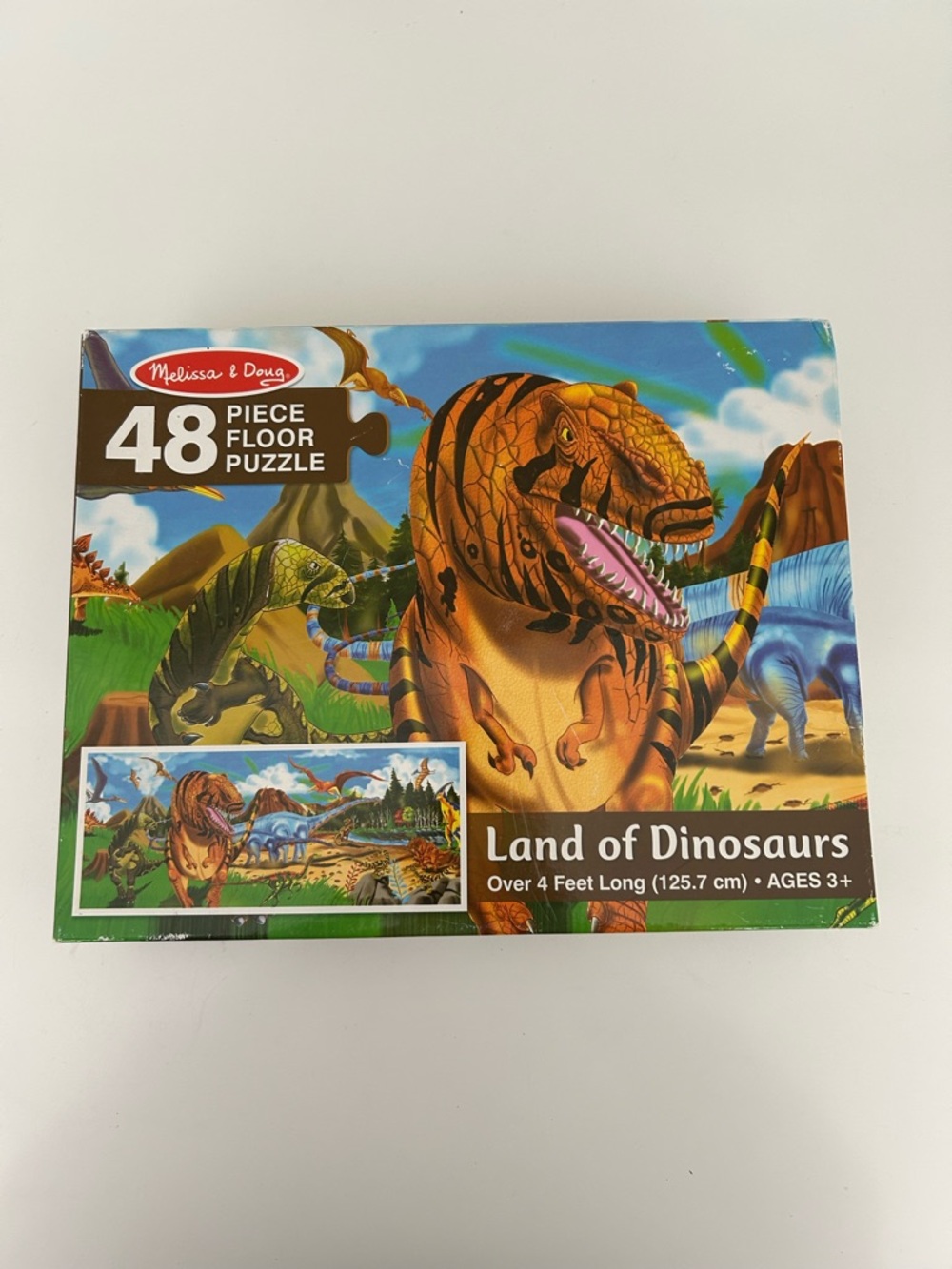 Melissa & Doug Land of Dinosaurs 48-Piece Floor Puzzle